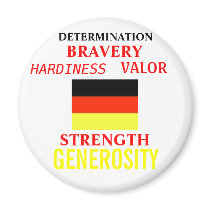 German Flag, Magnet