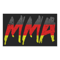 German Flag MMA Sticker