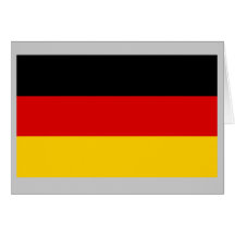 German Flag Products Greeting Card