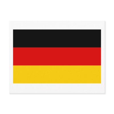 German Flag Products Post Card by FlagBaby