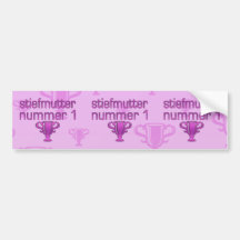 German Gifts for Stepmothers: Stiefmutter Nummer 1 Bumper Sticker