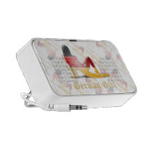 German Girl Flag Laptop Speakers