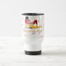 German Girl Flag Mugs
