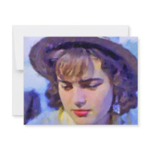 "German Girl on the Rhine" Invitations
