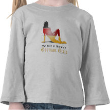 German Girls are Best Flag T-shirts