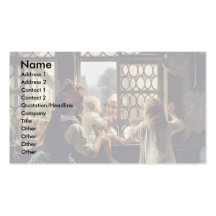 German, "Good Morning Father" Business Card