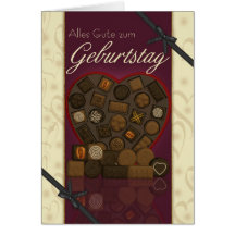 German Happy Birthday Greeting Cards