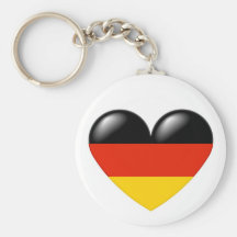German heart keychain - Deutsche Herz