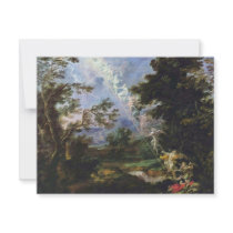 German "Landscape With The Dream Of Jacob", " Personalized Invite