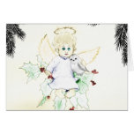 German Little Angel Christmas Card