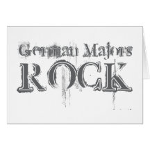 German Majors Rock Card