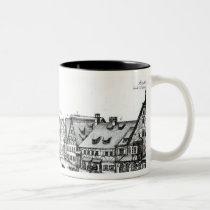German Market town, 1704 mugs