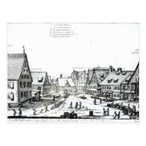 German Market town, 1704 postcards