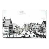 German Market town, 1704 posters