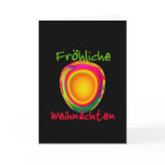 GERMAN Merry Christmas - Fröhliche Weihnachten Greeting Card
