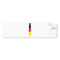 german necktie icon bumper sticker