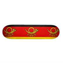German Post Minister, Germany flag Skate Board
