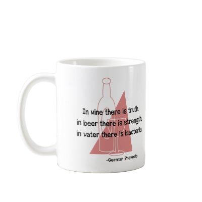 German Proverb -retro Coffee Mugs by kbilltv