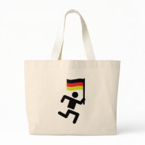 german runner sign tote bag