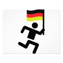 german runner sign custom invite
