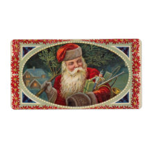 German Santa Labels