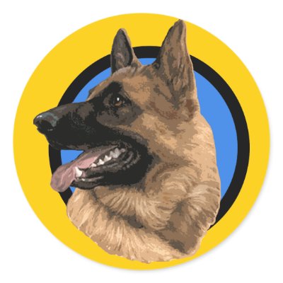 GERMAN SHEPARD BLUE DOG by Sofia_Youshi