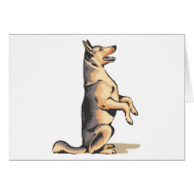 German Shepard Greeting Card