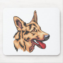 German Shepard Mouse Mats