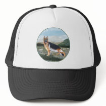 German Shepherd at Work Hats