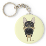 German Shepherd - Big Nose and Butt Keychains