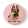 German Shepherd Breast Cancer Button