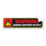 German Shepherd Bumper Sticker