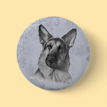 German Shepherd buttons