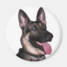 German Shepherd Collection Fridge Magnet