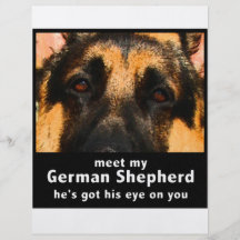 German Shepherd Custom Flyer