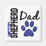 German Shepherd Dad 2 Refrigerator Magnet