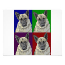 German Shepherd Dark Collage Announcement