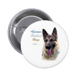 German Shepherd Dog Best Friend 2 - Button