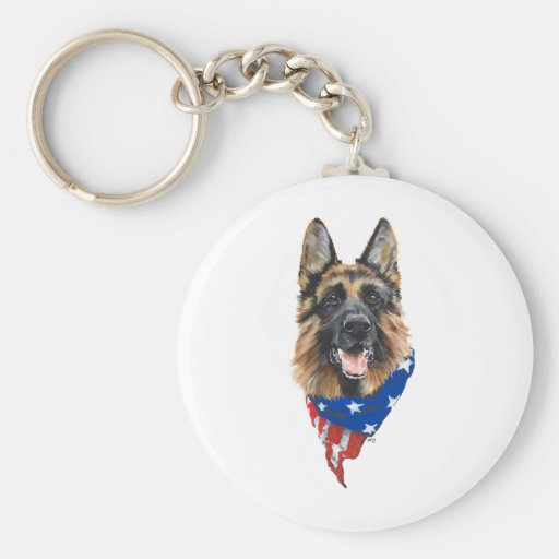 German Shepherd Dog Key Chains
