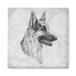 German Shepherd Dog Refrigerator Magnet