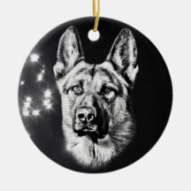 German Shepherd Dog Ornament
