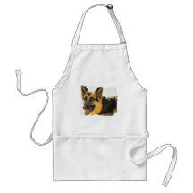 German Shepherd Dog Photo Apron