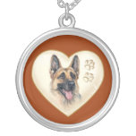 German Shepherd Dog Sterling Necklace Jewellery