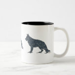 German Shepherd Dog with Blue Hearts Coffee Mug