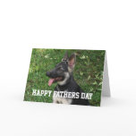 German Shepherd: Fathers Day Card