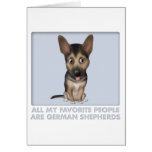 German Shepherd Favorite Greeting Cards