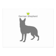 German Shepherd g5 はがき