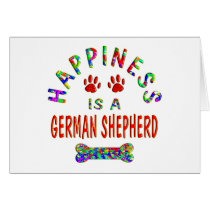German Shepherd Happiness Card