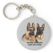 German Shepherd Keychain