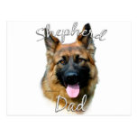 German Shepherd (longhair) Dad 2 Post Card